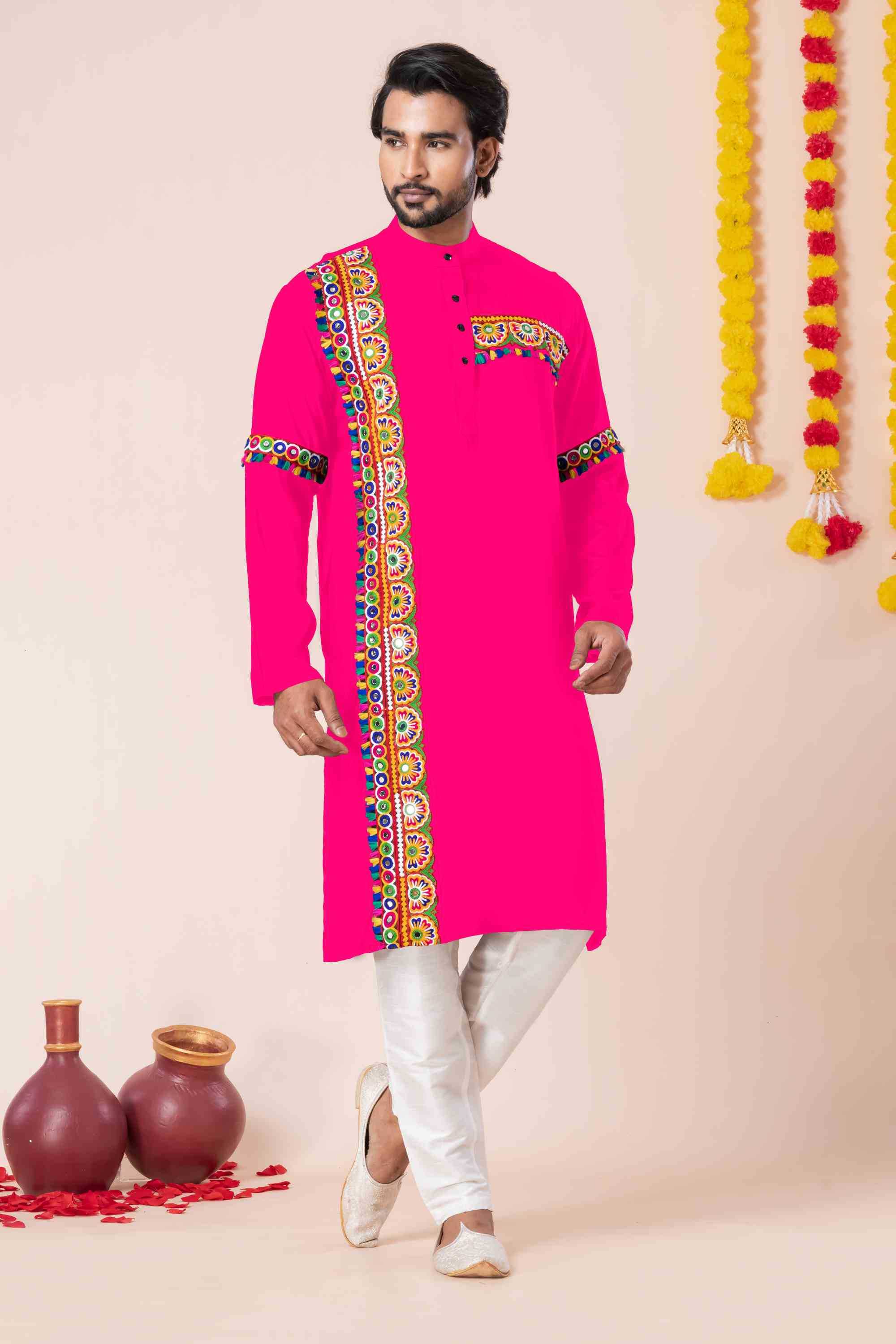 YNF Wholesale Heavy Rayon Mens Kurtas  | Surat Manufacturer