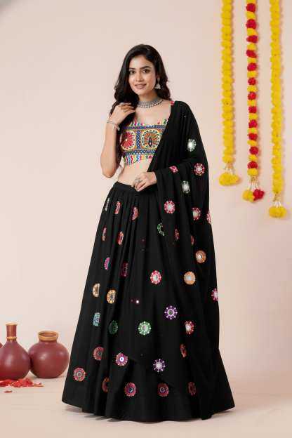 YNF Wholesale Heavy Rayon Embroidered Lehenga  | Surat Manufacturer