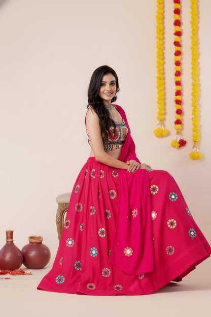 YNF Wholesale Heavy Rayon Embroidered Lehenga  | Surat Manufacturer