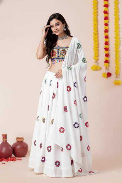YNF Wholesale Heavy Rayon Embroidered Lehenga  | Surat Manufacturer