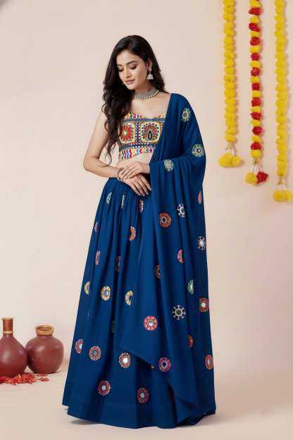 YNF Wholesale Heavy Rayon Embroidered Lehenga  | Surat Manufacturer
