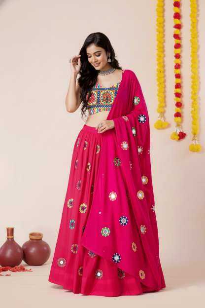 YNF Wholesale Heavy Rayon Embroidered Lehenga  | Surat Manufacturer