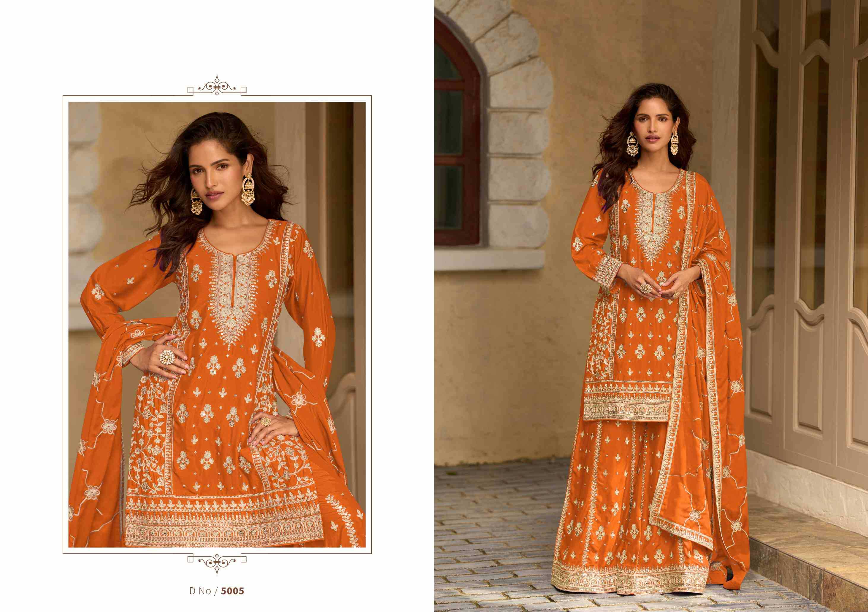 YNF Wholesale Chinon Silk Embroidery Suits  | Surat Manufacturer