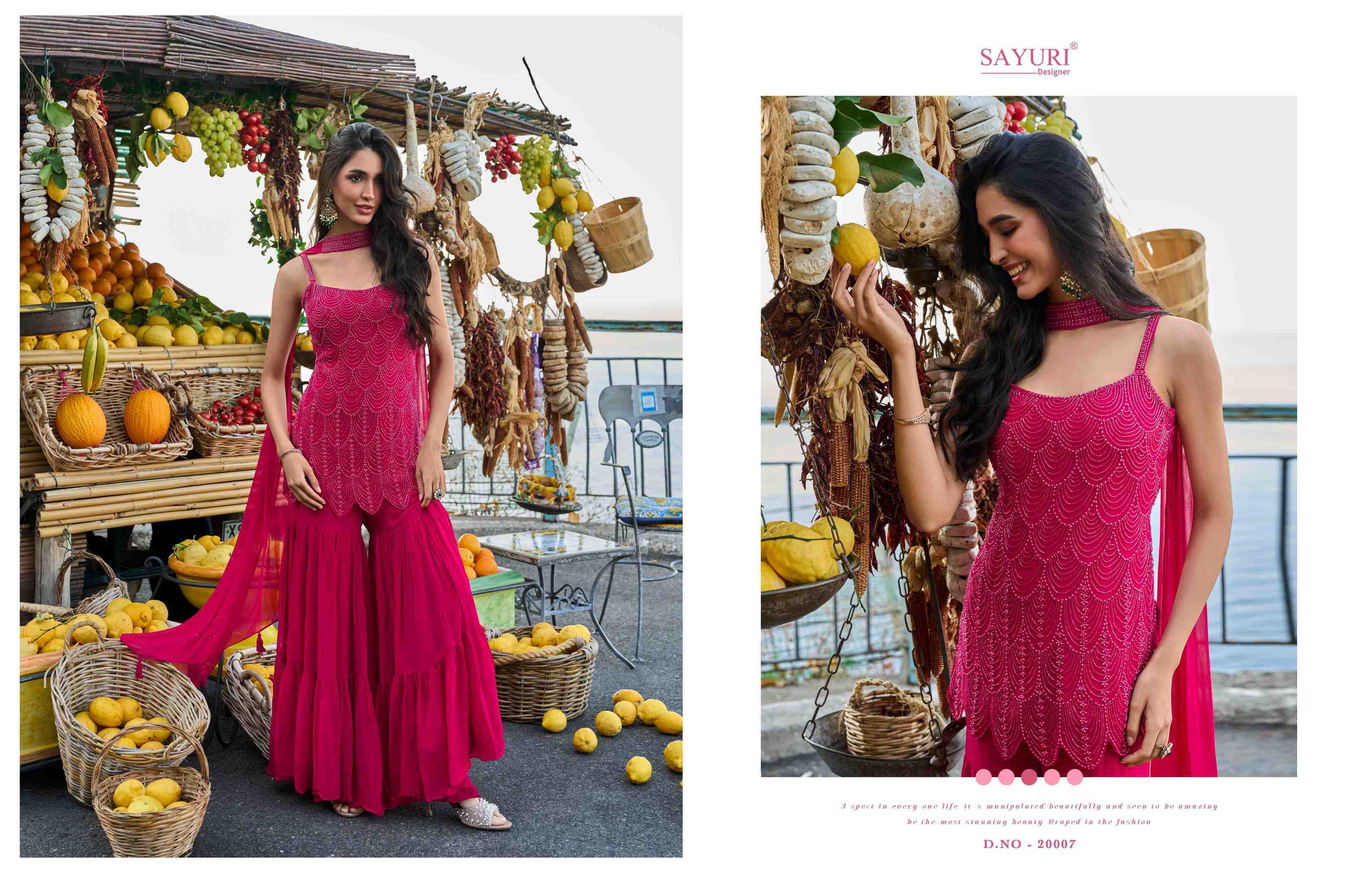 YNF Wholesale Georgette Sharara Salwar Suits  | Surat Manufacturer