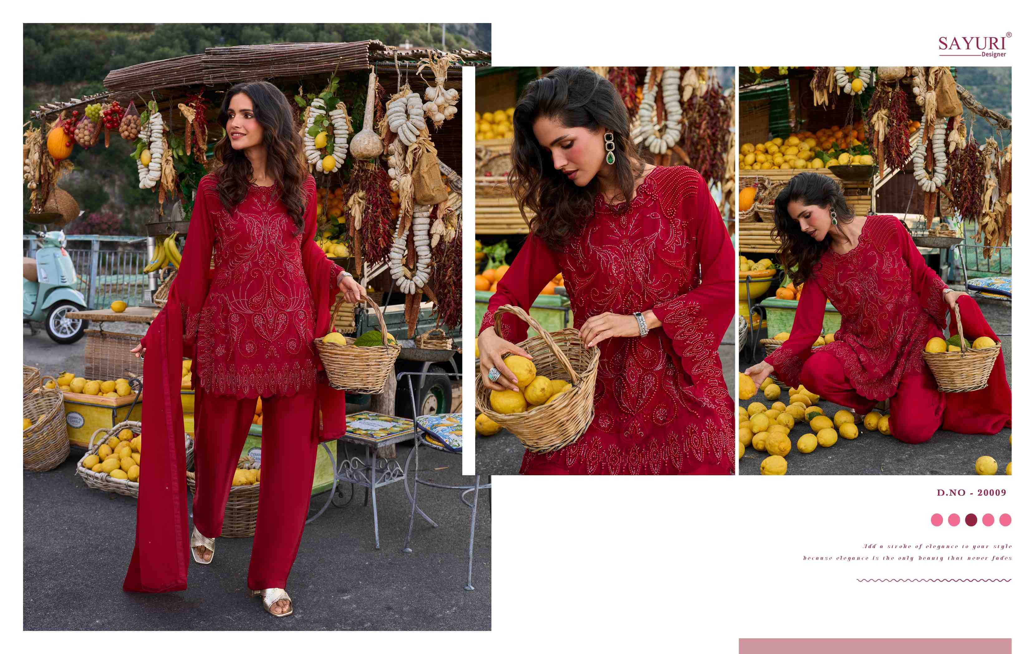 YNF Wholesale Georgette Sharara Salwar Suits  | Surat Manufacturer