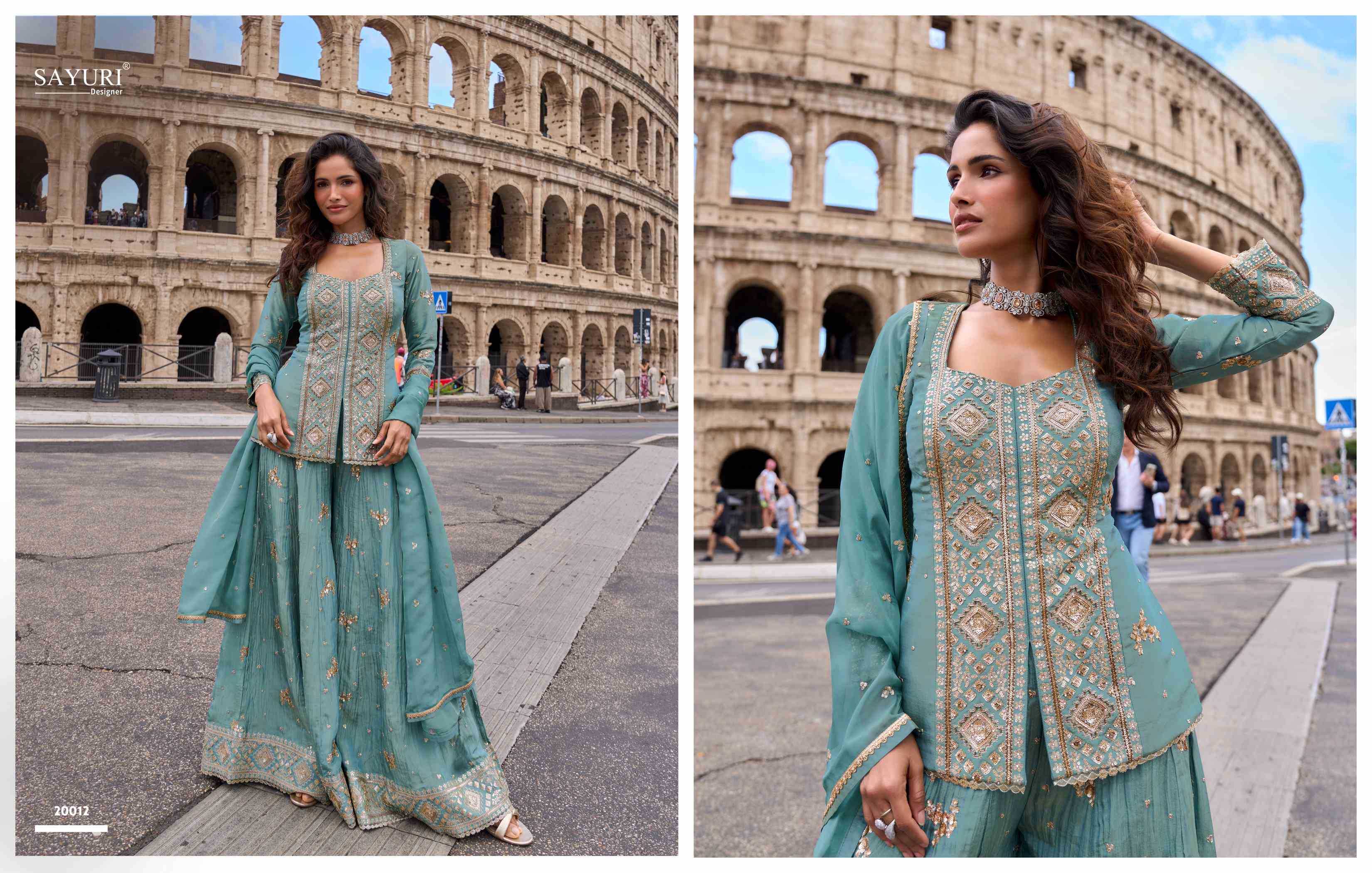 YNF Wholesale Shimmer Silk Embroidery Suits  | Surat Manufacturer