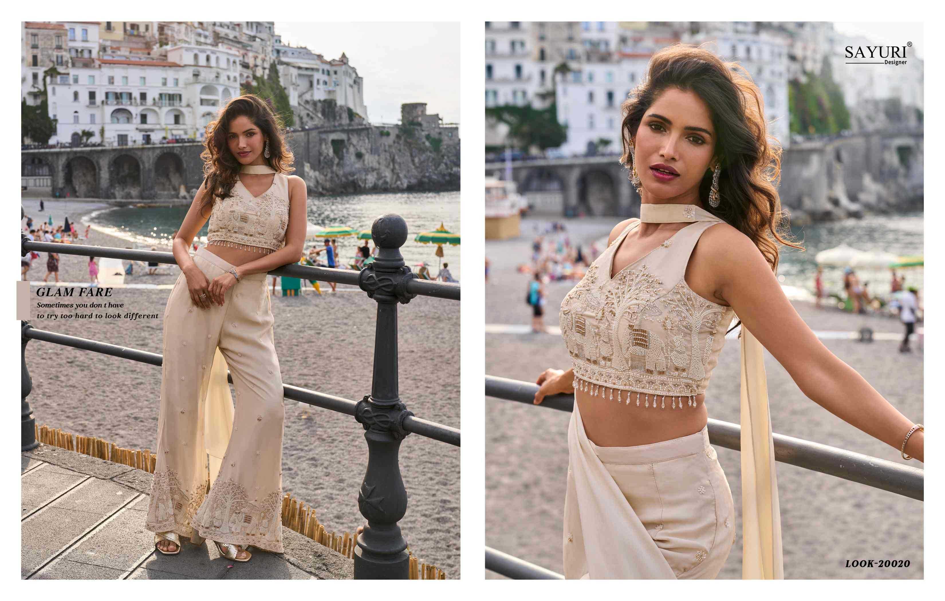 YNF Wholesale Chinon Silk Palazzo Suit KESH481 SAYURI NAYSA | Surat Manufacturer
