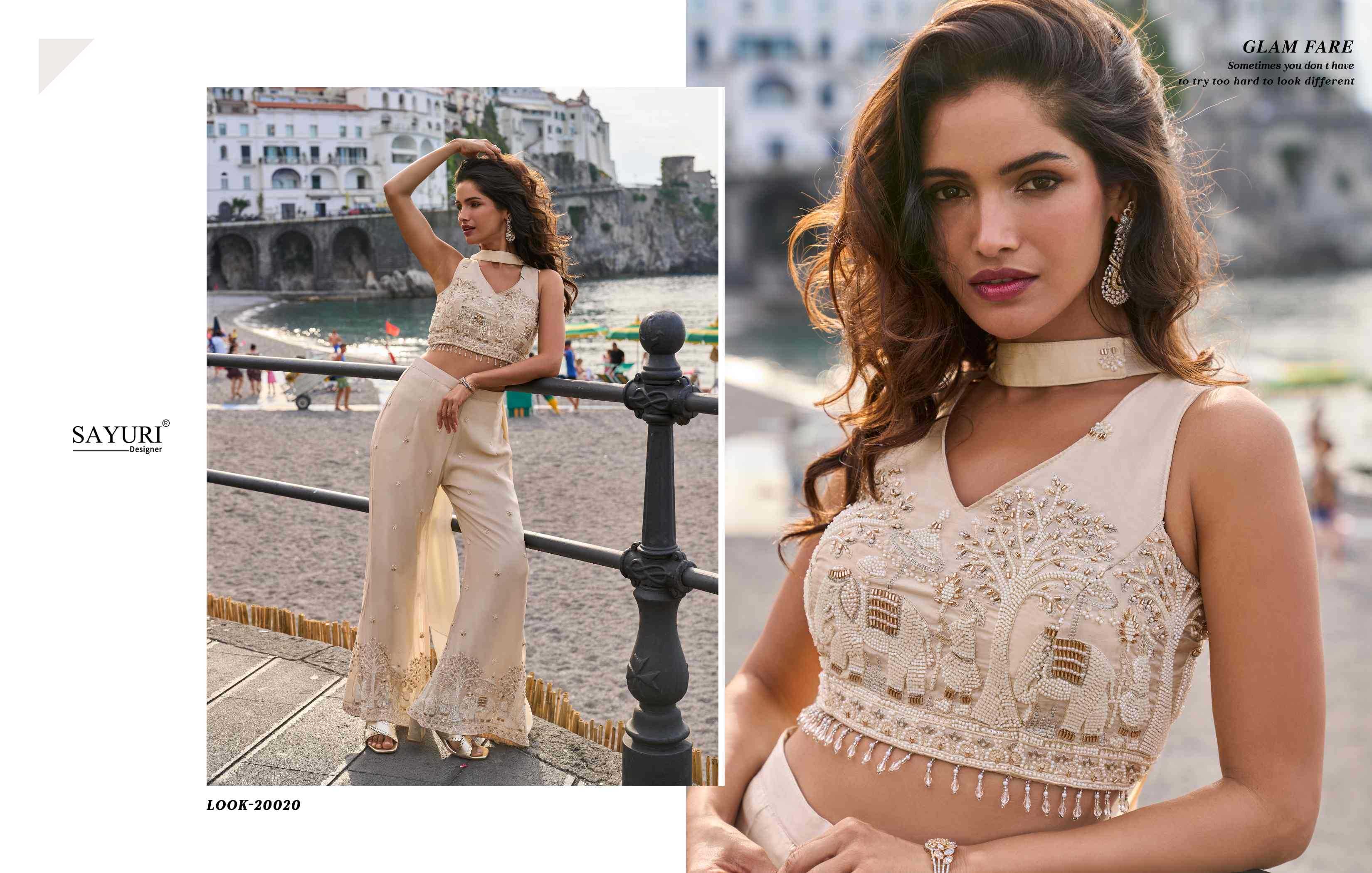 YNF Wholesale Chinon Silk Palazzo Suit KESH481 SAYURI NAYSA | Surat Manufacturer