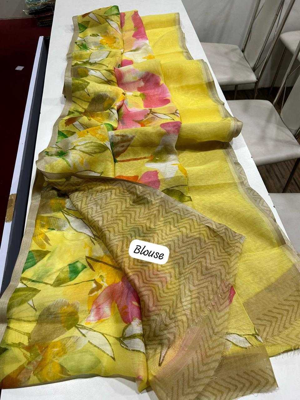 YNF Wholesale Linen Designer Sarees  | Surat Manufacturer