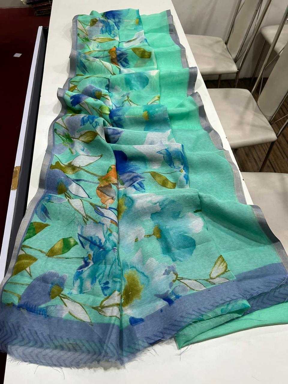 YNF Wholesale Linen Designer Sarees  | Surat Manufacturer