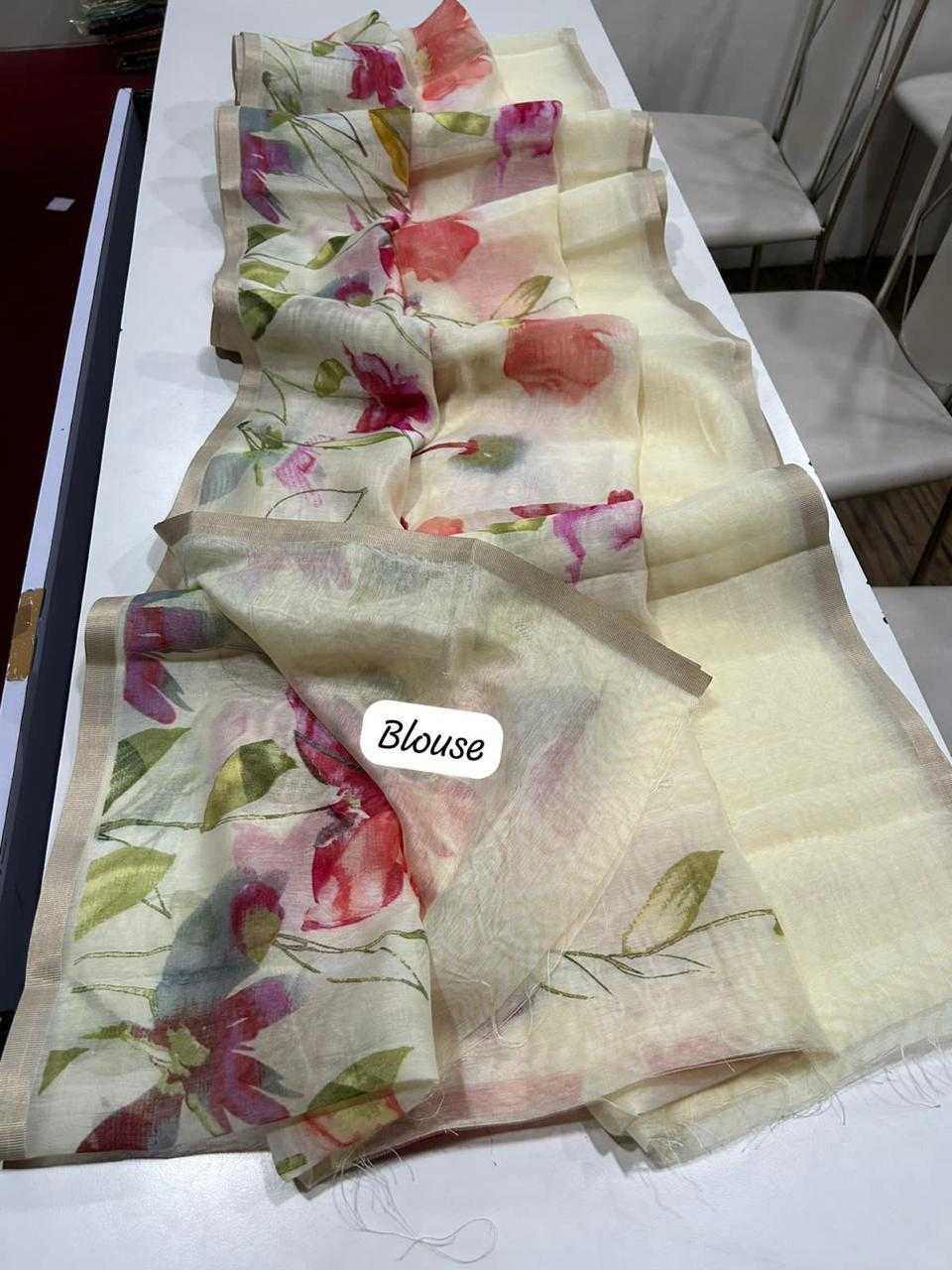 YNF Wholesale Linen Designer Sarees  | Surat Manufacturer