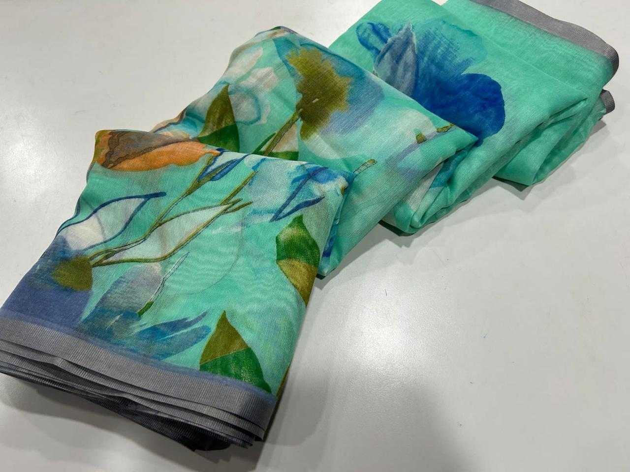 YNF Wholesale Linen Designer Sarees  | Surat Manufacturer