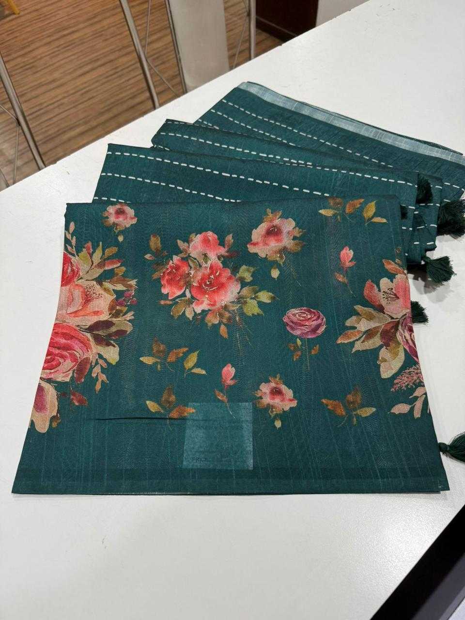 YNF Wholesale Tussar Silk Printed Sarees  | Surat Manufacturer