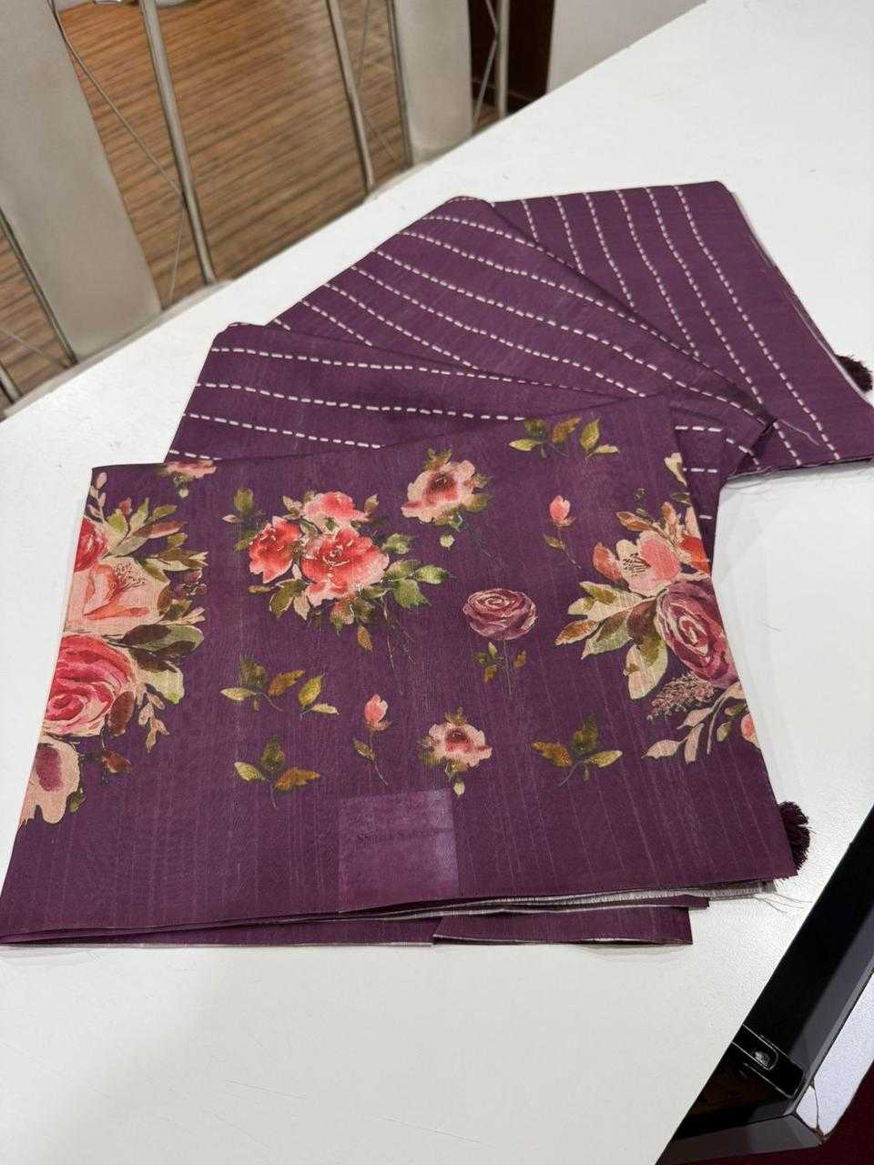 YNF Wholesale Tussar Silk Printed Sarees  | Surat Manufacturer
