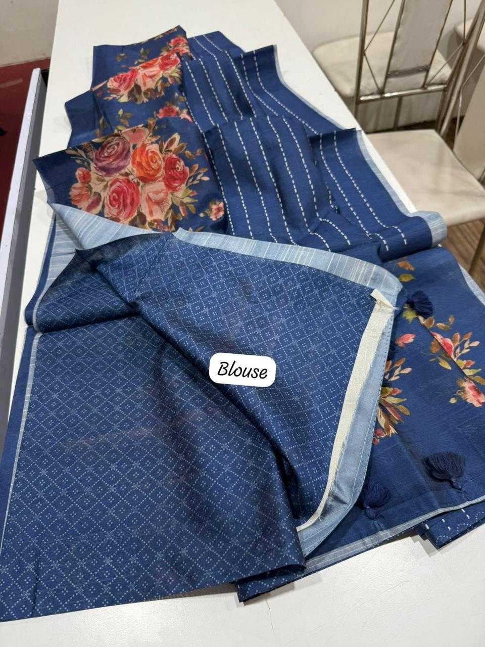 YNF Wholesale Tussar Silk Printed Sarees  | Surat Manufacturer