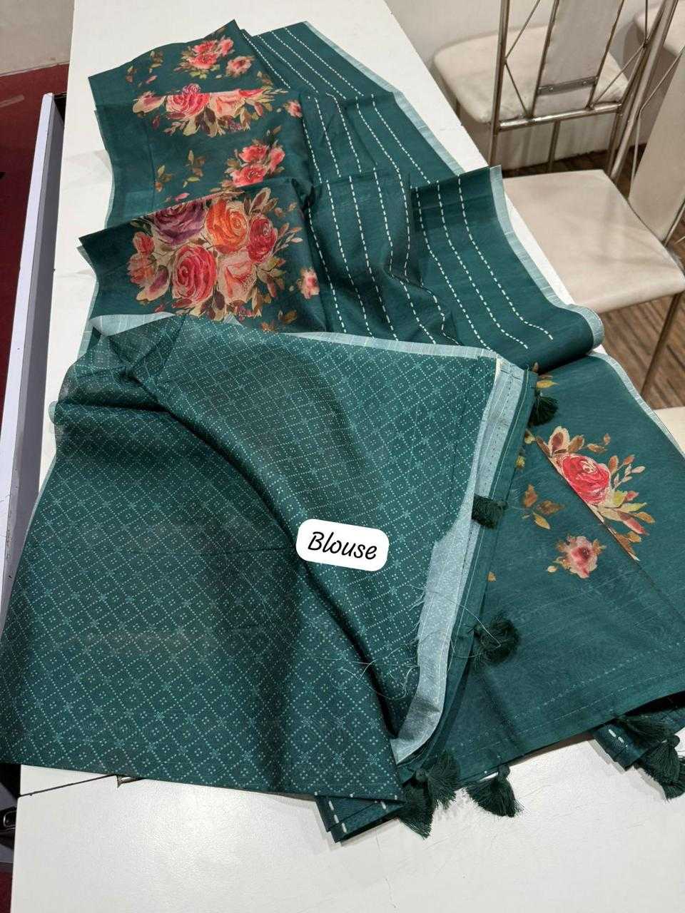 YNF Wholesale Tussar Silk Printed Sarees  | Surat Manufacturer
