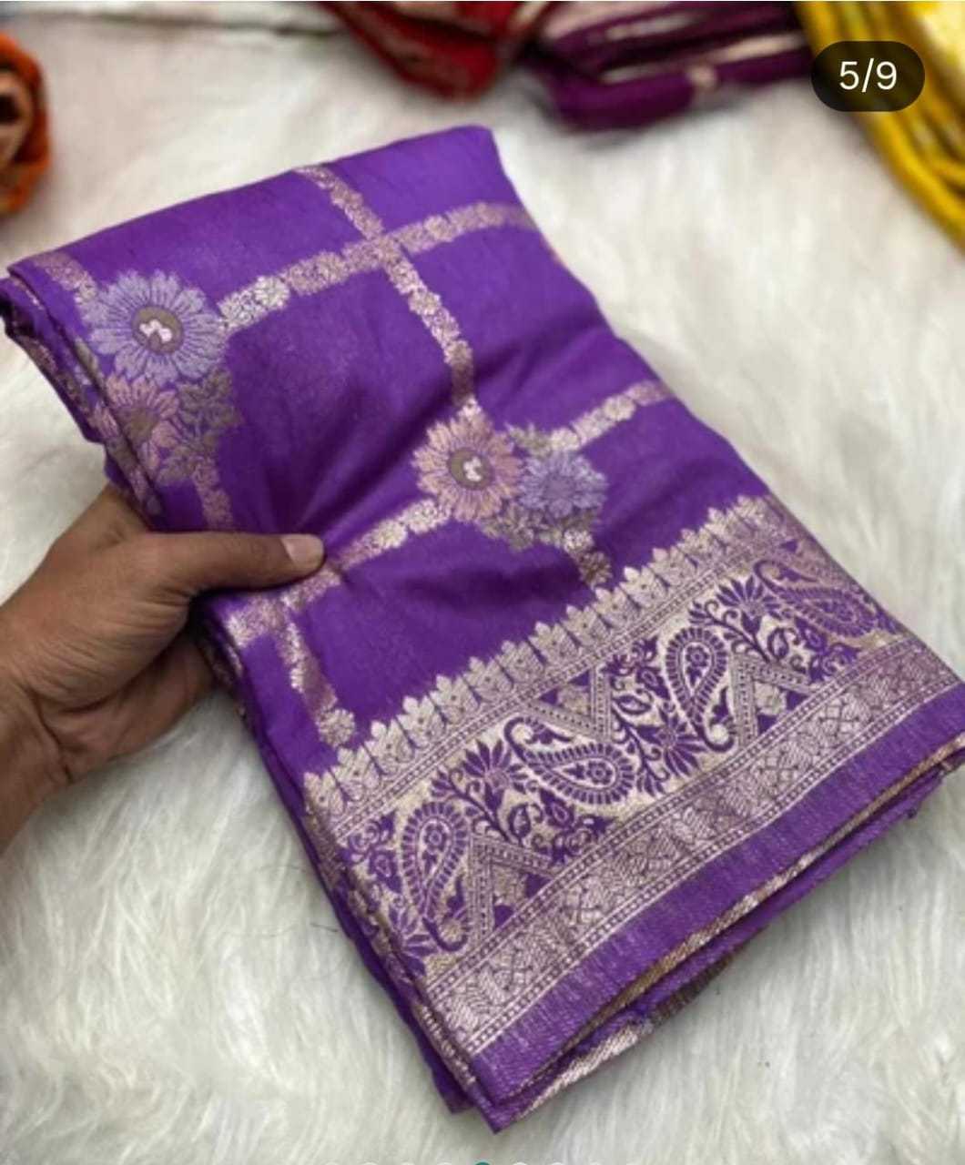 YNF Wholesale Russian Silk Soft Silk Sarees KESH484 Gautami | Surat Manufacturer
