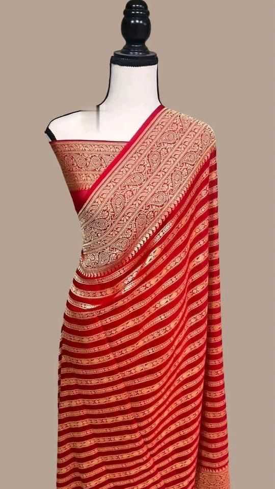 YNF Wholesale Georgette Fancy Sarees  | Surat Manufacturer