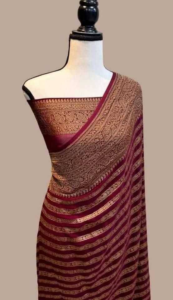 YNF Wholesale Georgette Fancy Sarees  | Surat Manufacturer