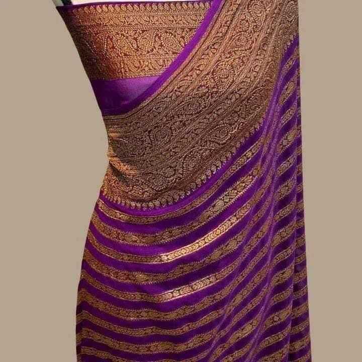 YNF Wholesale Georgette Fancy Sarees  | Surat Manufacturer