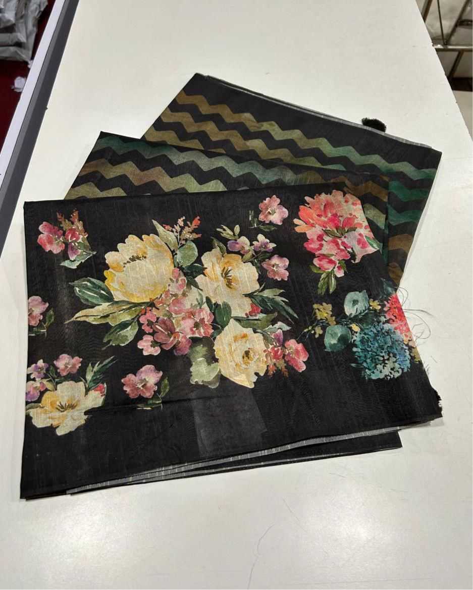 YNF Wholesale Tussar Silk Printed Sarees  | Surat Manufacturer