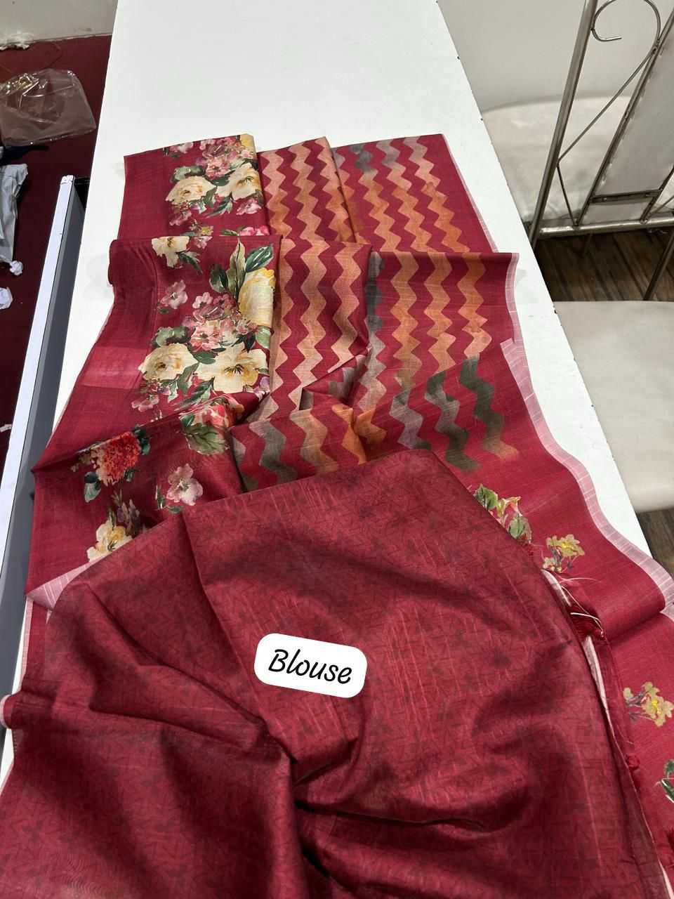 YNF Wholesale Tussar Silk Printed Sarees  | Surat Manufacturer