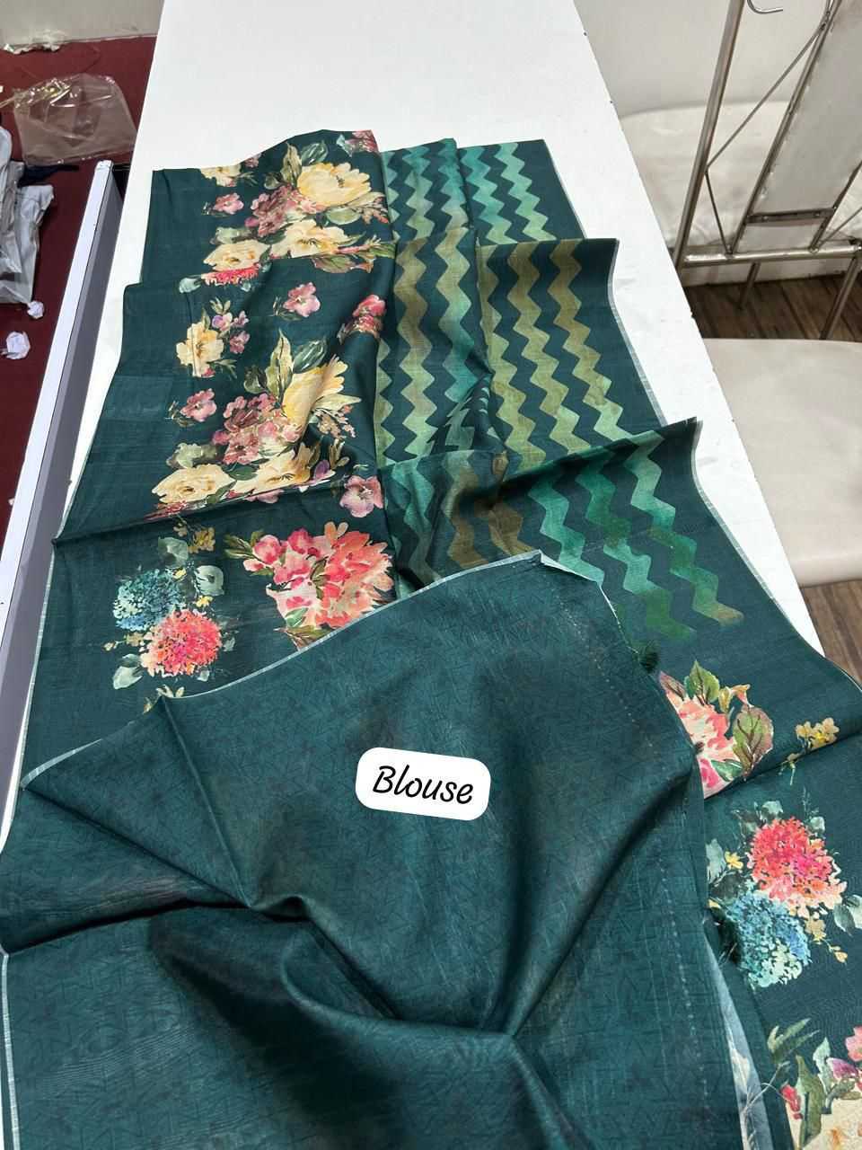 YNF Wholesale Tussar Silk Printed Sarees  | Surat Manufacturer