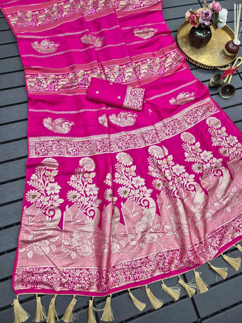YNF Wholesale Russian Silk Designer Sarees  | Surat Manufacturer