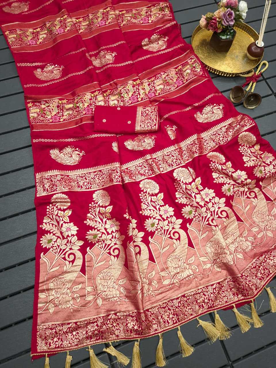 YNF Wholesale Russian Silk Designer Sarees  | Surat Manufacturer