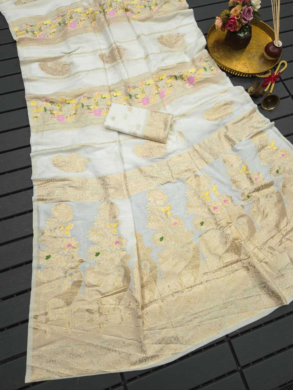 YNF Wholesale Russian Silk Designer Sarees  | Surat Manufacturer