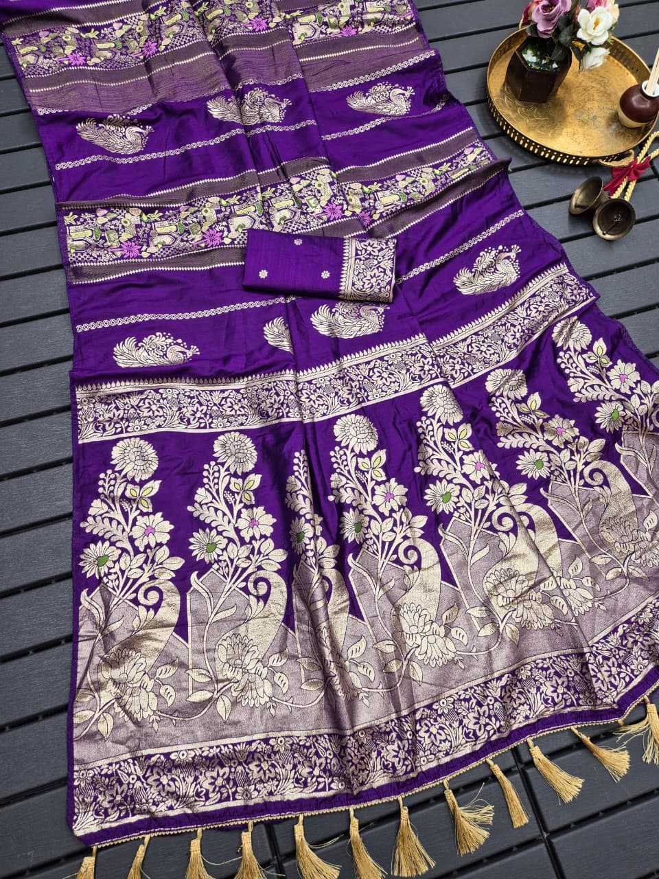 YNF Wholesale Russian Silk Designer Sarees  | Surat Manufacturer