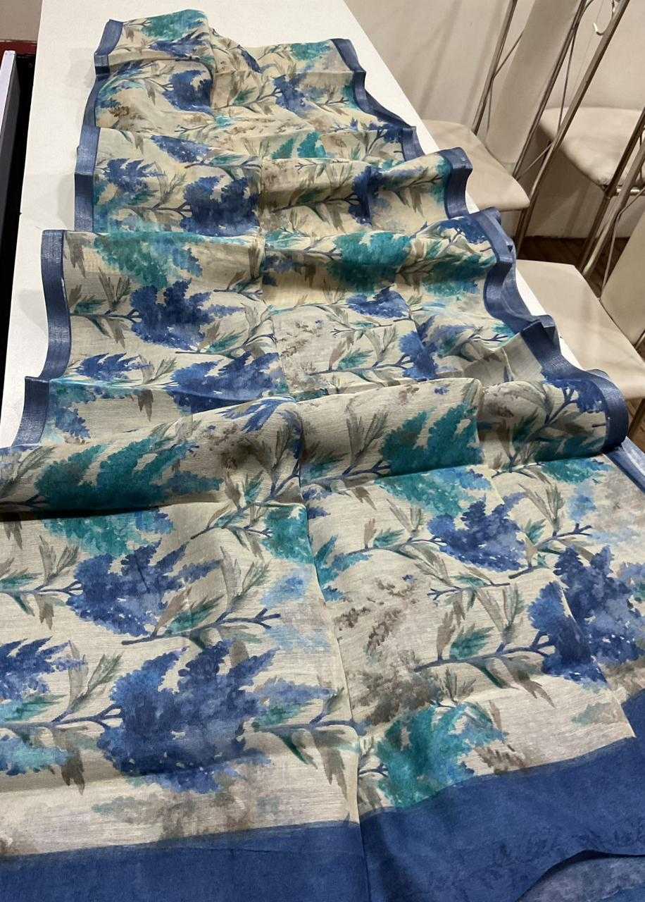YNF Wholesale Linen Designer Sarees  | Surat Manufacturer