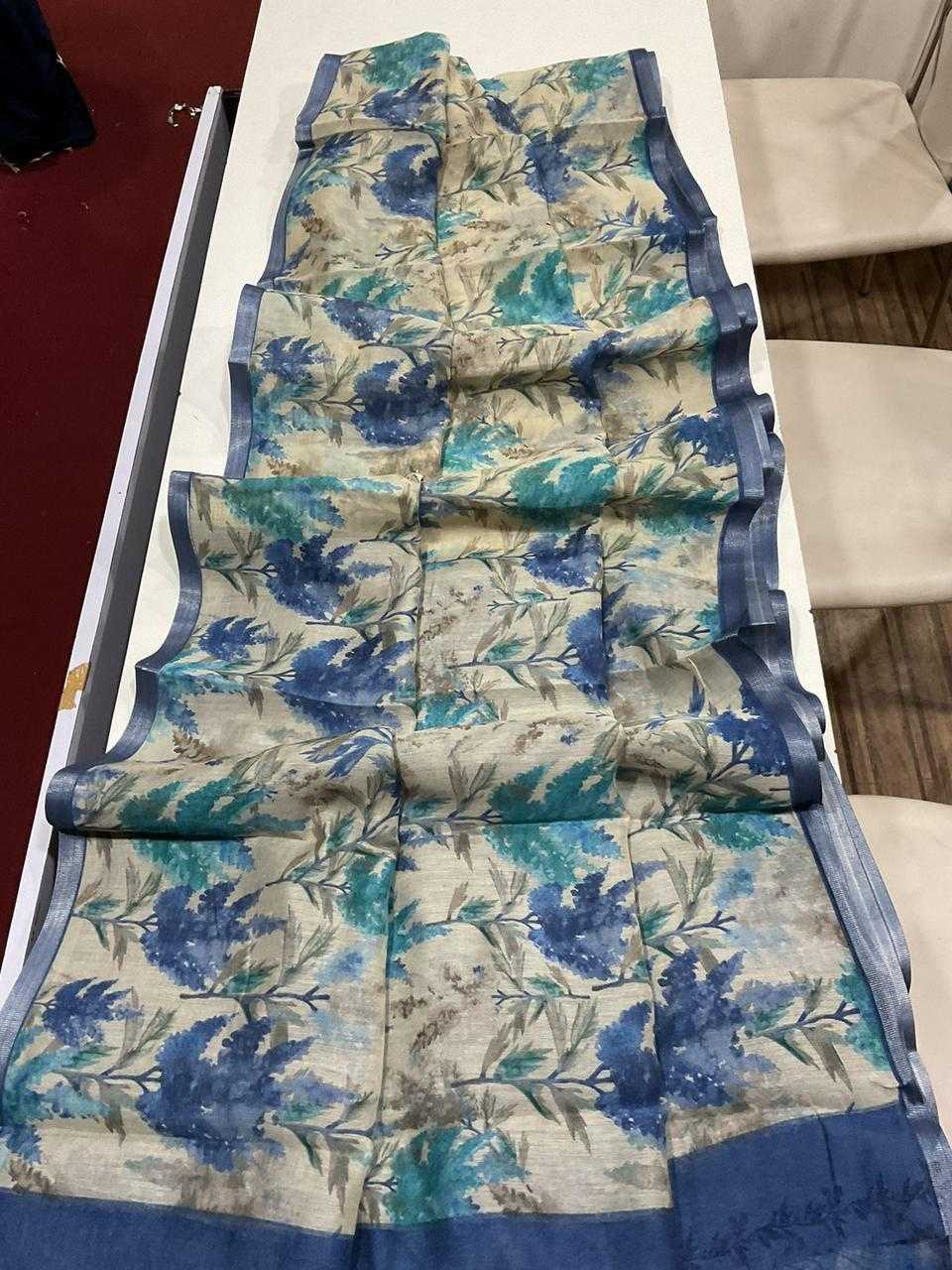 YNF Wholesale Linen Designer Sarees  | Surat Manufacturer