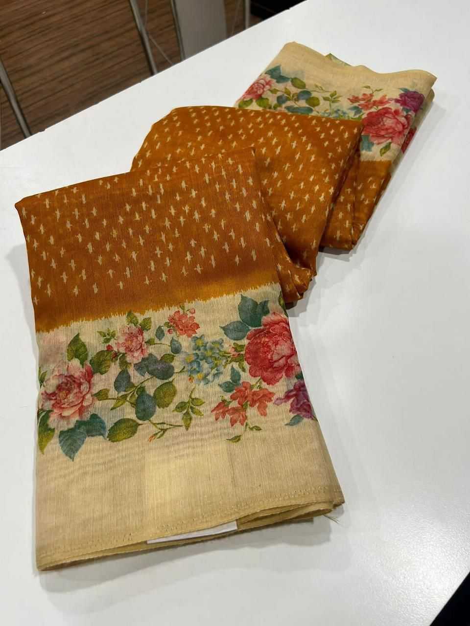 YNF Wholesale Linen Fancy Sarees  | Surat Manufacturer