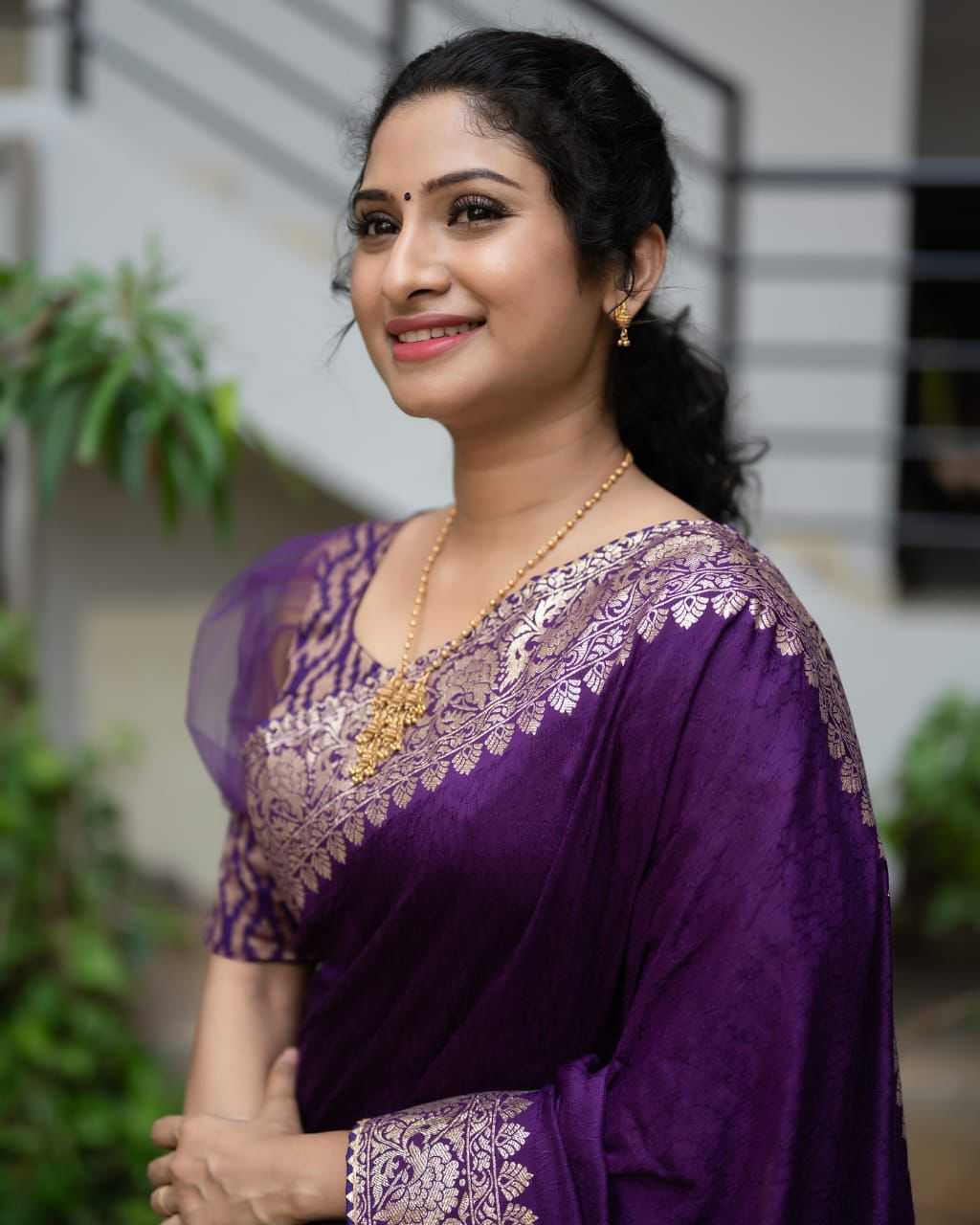 YNF Wholesale Russian Silk Lace Border Sarees  | Surat Manufacturer