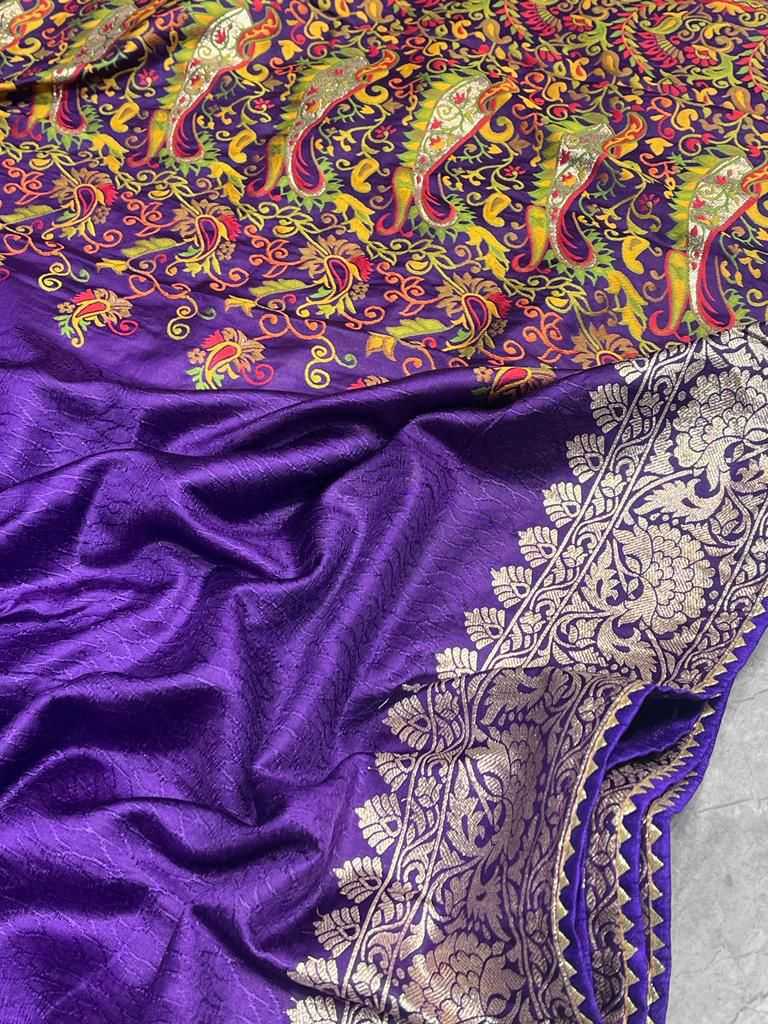 YNF Wholesale Russian Silk Lace Border Sarees  | Surat Manufacturer