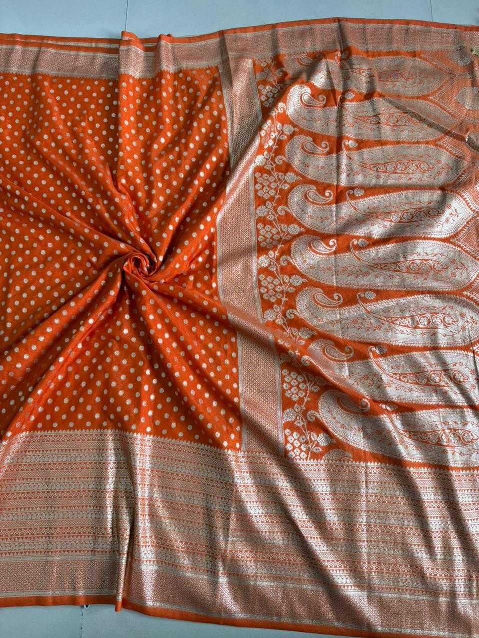 YNF Wholesale Crepe Silk Butta Sarees  | Surat Manufacturer