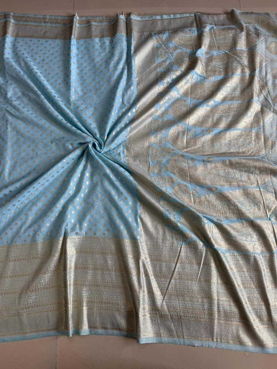 YNF Wholesale Crepe Silk Butta Sarees  | Surat Manufacturer
