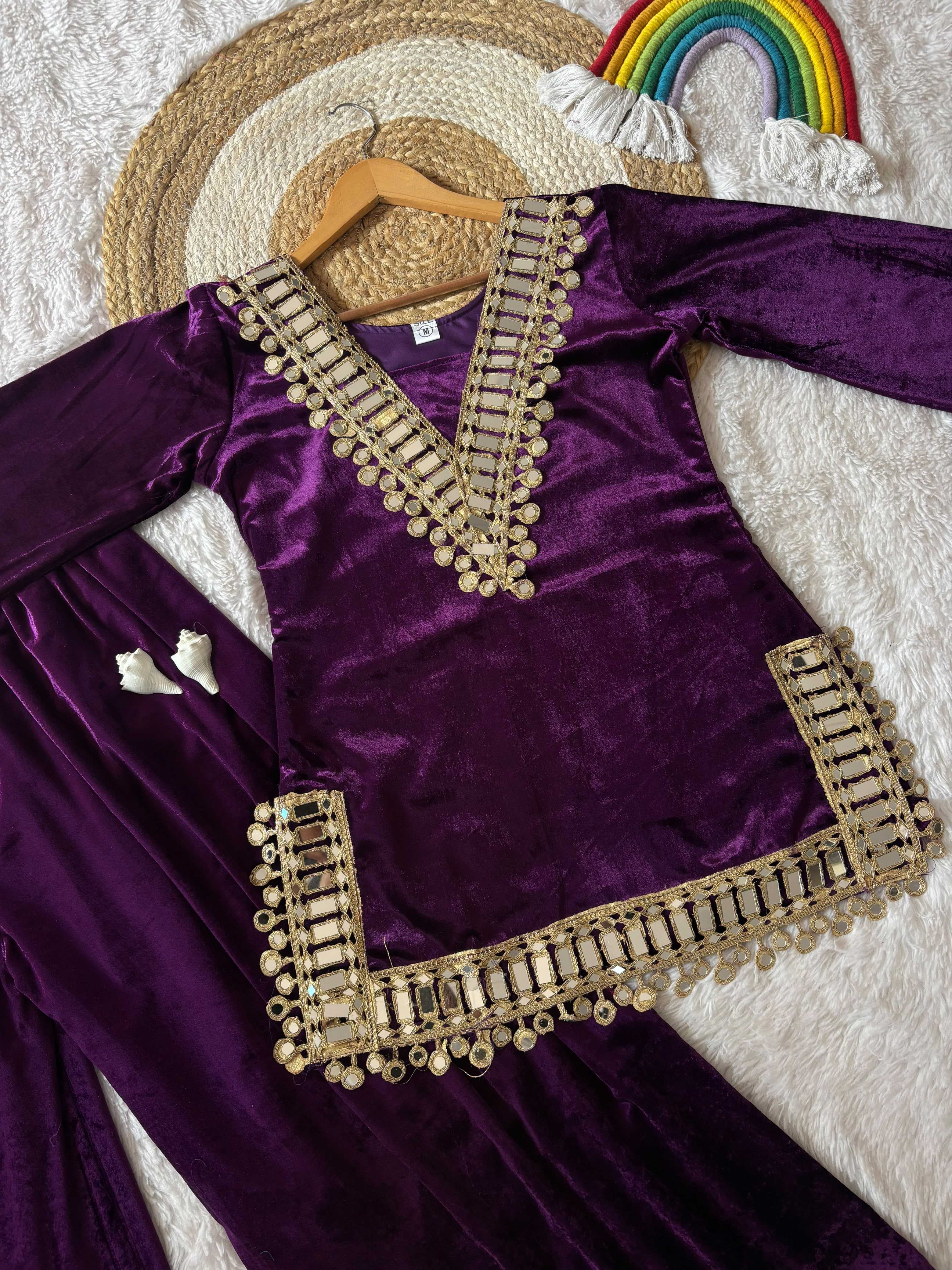 YNF Wholesale Velvet Cotton Suits KESH485 111 | Surat Manufacturer