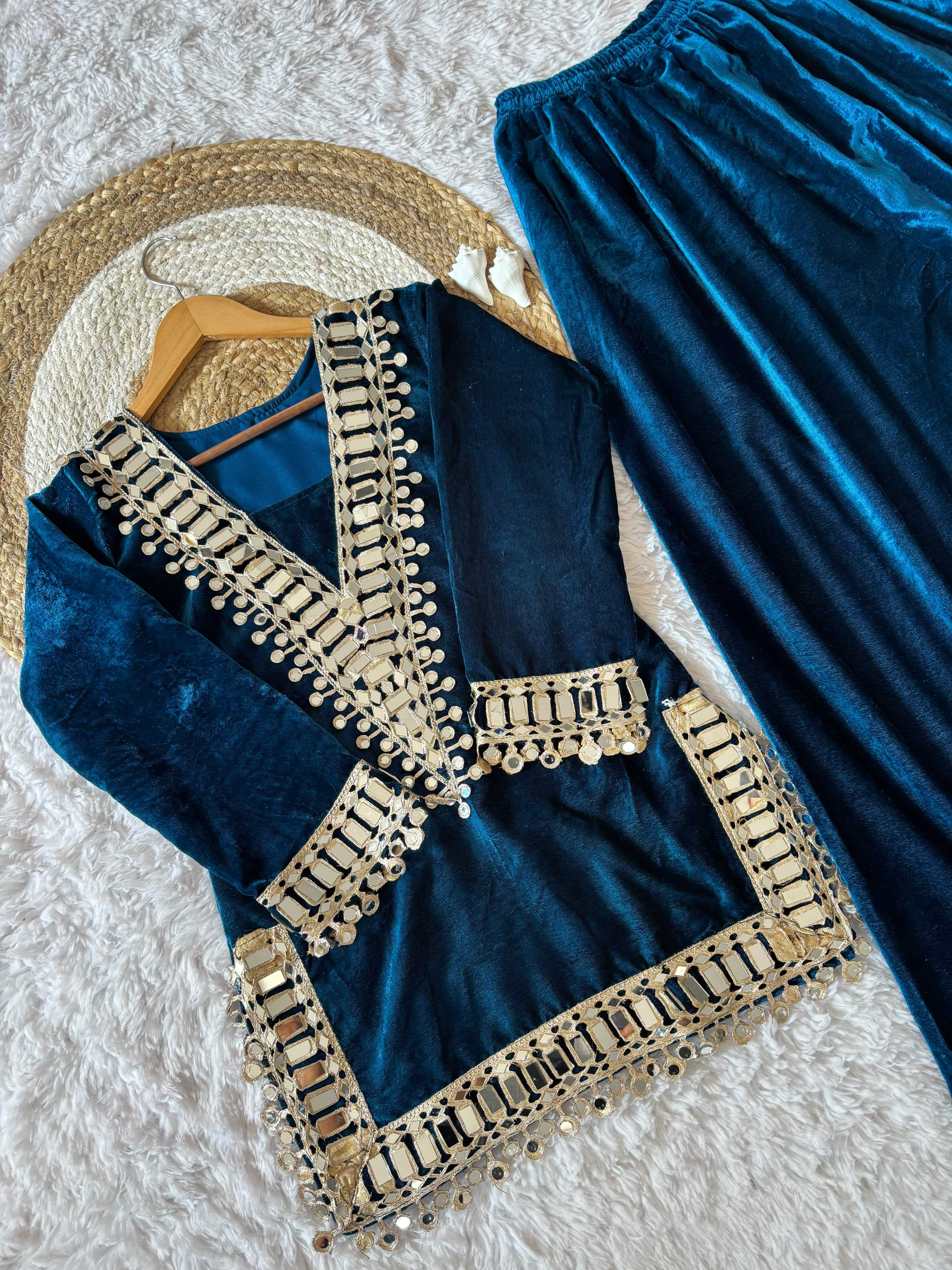 YNF Wholesale Velvet Cotton Suits KESH485 111 | Surat Manufacturer