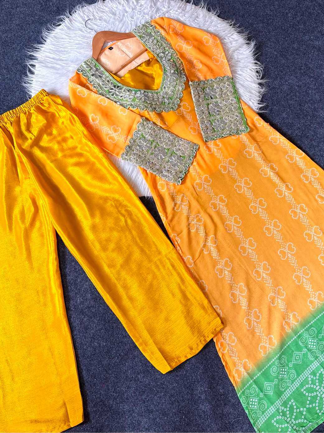 YNF Wholesale Faux Georgette Printed Kurtis  | Surat Manufacturer