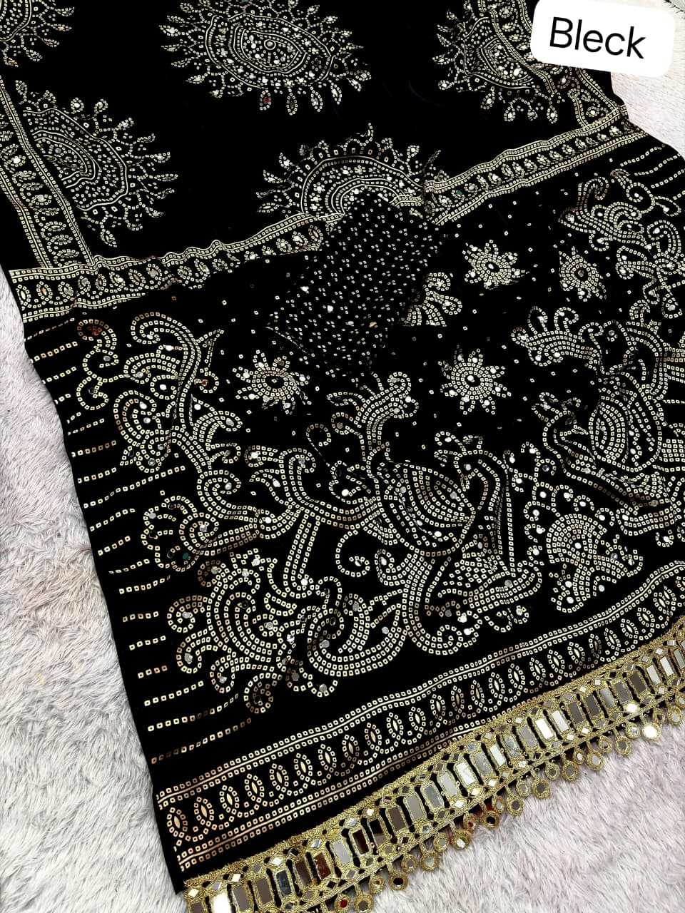 YNF Wholesale Satin Ajrakh Sarees KESH485 Allu | Surat Manufacturer
