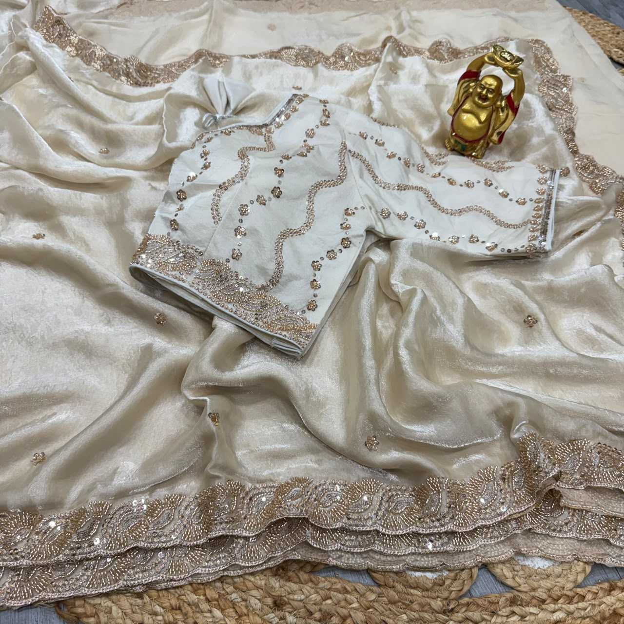 YNF Wholesale Space Silk Handloom Sarees  | Surat Manufacturer