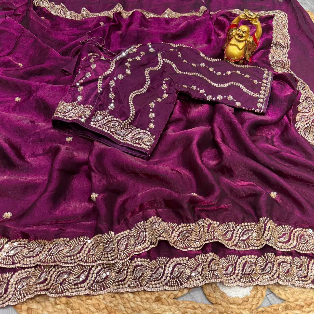 YNF Wholesale Space Silk Handloom Sarees  | Surat Manufacturer