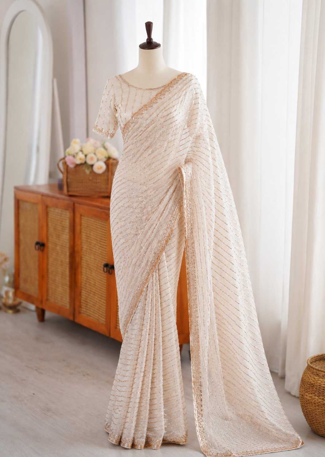 YNF Wholesale Space Silk Party Wear Silk Sarees  | Surat Manufacturer
