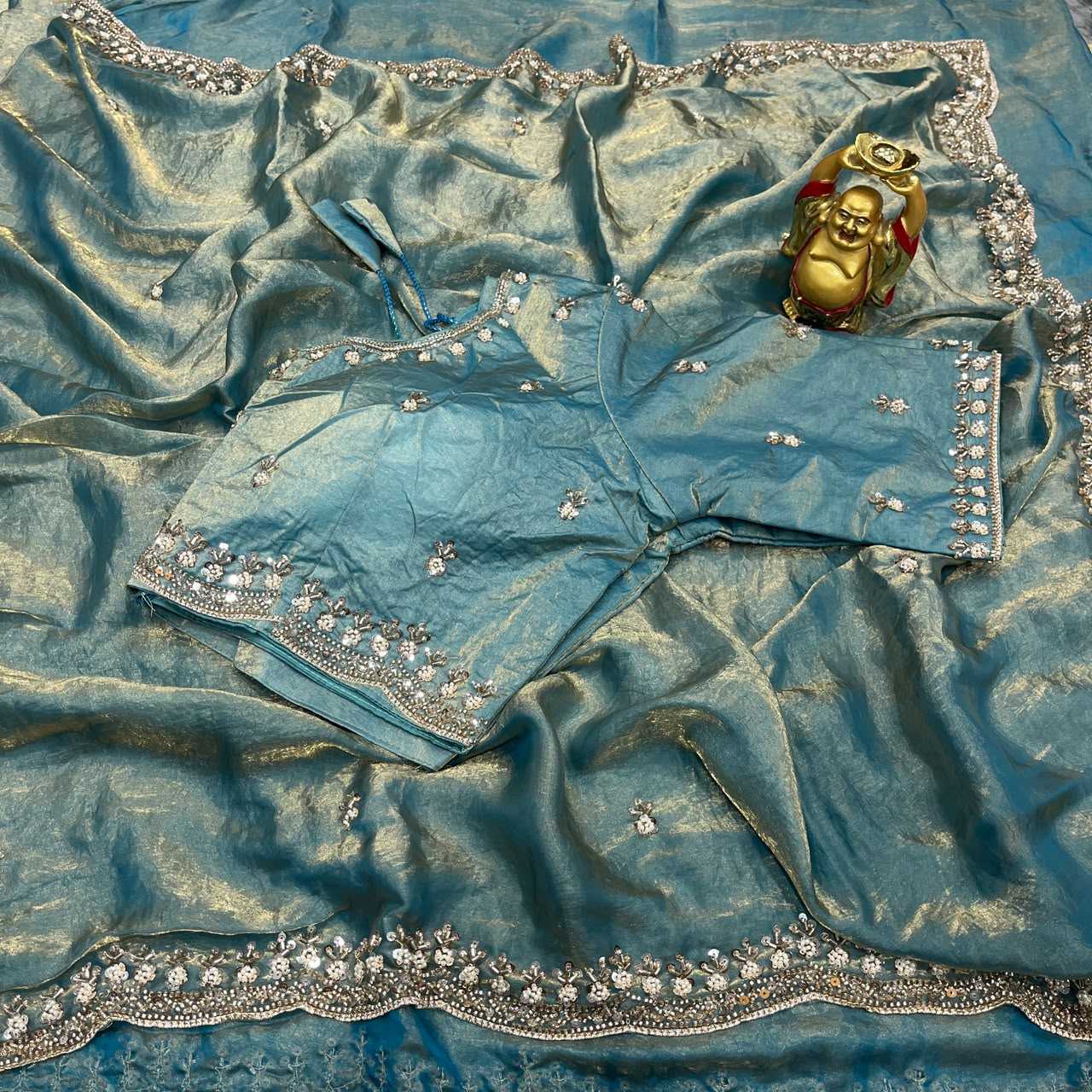 YNF Wholesale Space Silk Party Wear Silk Sarees  | Surat Manufacturer
