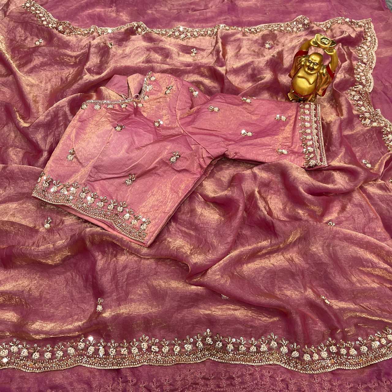 YNF Wholesale Space Silk Party Wear Silk Sarees  | Surat Manufacturer