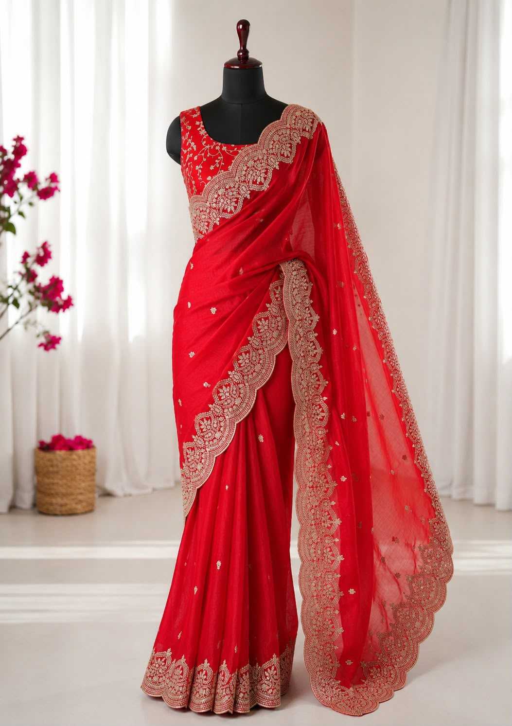 YNF Wholesale Chiffon Designer Sarees  | Surat Manufacturer