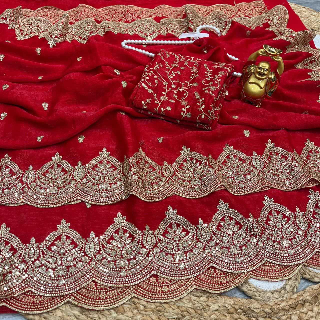 YNF Wholesale Chiffon Designer Sarees  | Surat Manufacturer