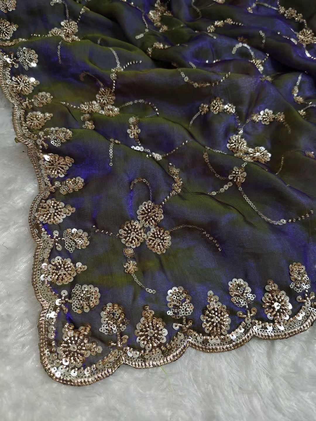 YNF Wholesale Space Silk Party Wear Silk Sarees  | Surat Manufacturer